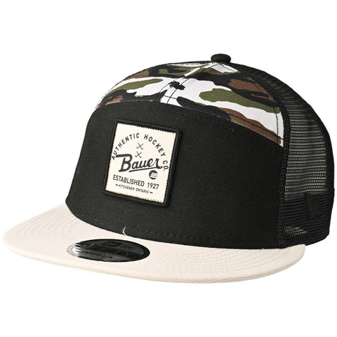 Bauer New Era 9Fifty Patch Camo Snapback Hat