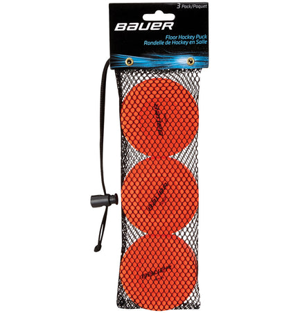 Bauer Floor Hockey Puck (3 Pack)