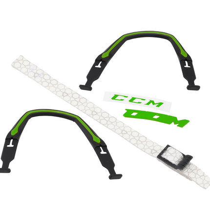 CCM Super Tacks X Replacement Logo/Ear Loop/Strap Set
