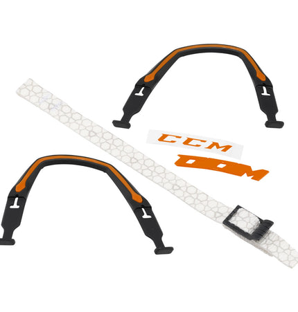 CCM Super Tacks X Replacement Logo/Ear Loop/Strap Set