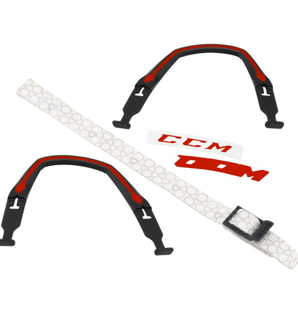 CCM Super Tacks X Replacement Logo/Ear Loop/Strap Set