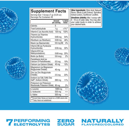 Cwench Hydration Mix - Blue Raspberry