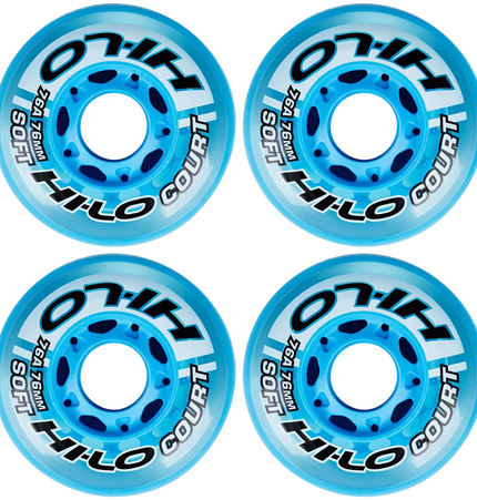 Bauer HI-LO Court Inline Hockey Wheels (4 Pack)