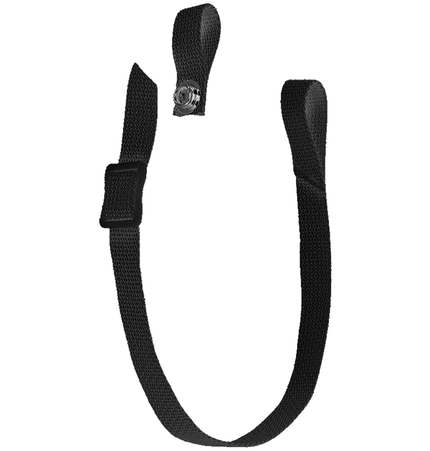 A&R Sling-Style Black Chin Strap