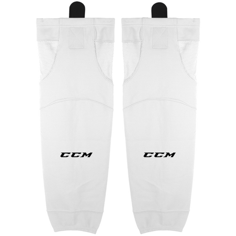 CCM SX6000 Premium White Hockey Socks