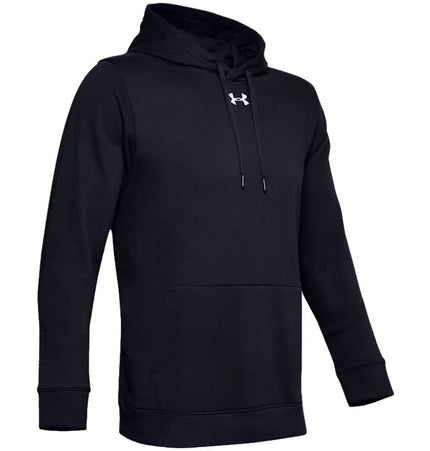 UA Hustle Fleece Black Hoodie