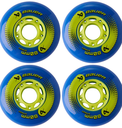 Bauer Street Inline Hockey Wheels (4 Pack)