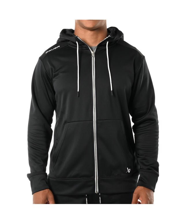 Bauer Team Fleece Black Zip Hoodie