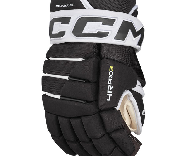 Guanti Da Hockey Su Ghiaccio CCM TACKS 4R PRO Junior - Neri, Antiscivolo E Traspiranti, Taglia 11 - Foto 5