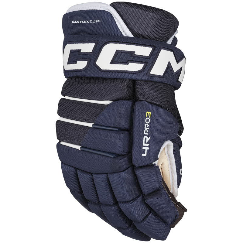 CCM Tacks 4 ROLL Pro 3 Senior Gloves Black/White / 15