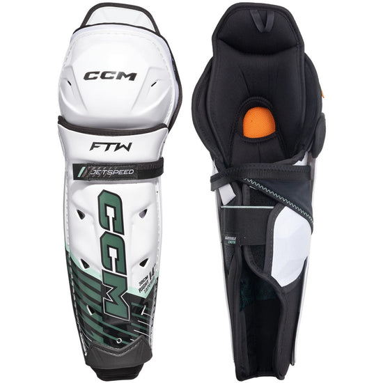 CCM JetSpeed FTW Shin Guards - SENIOR