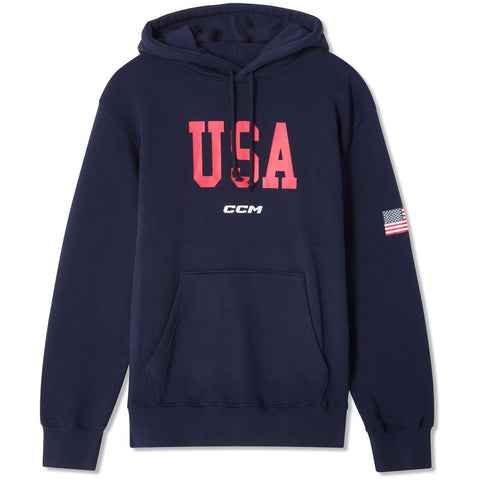 CCM USA Flag Fleece Hoodie