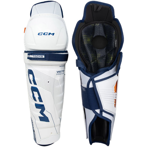 CCM Tacks Vector Premier Shin Guards - JUNIOR