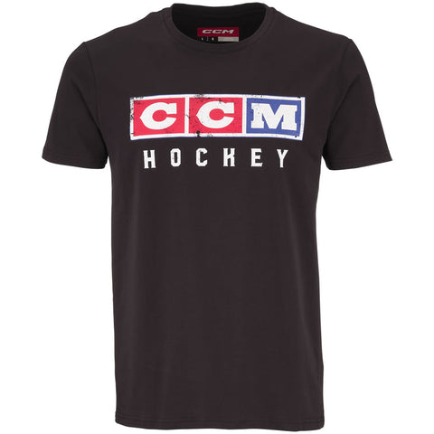 CCM Vintage Black Short Sleeve Tee