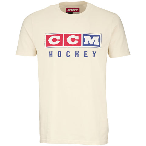 CCM Vintage Unbleached Short Sleeve Tee