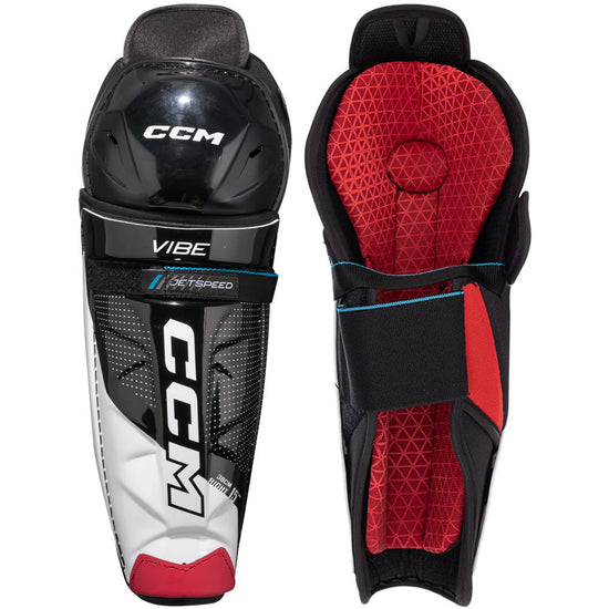 CCM JetSpeed Vibe Shin Guards - SENIOR