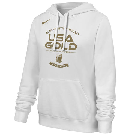Nike USA Women's Hockey 2026 Gold Medal Club Women's Hoodie