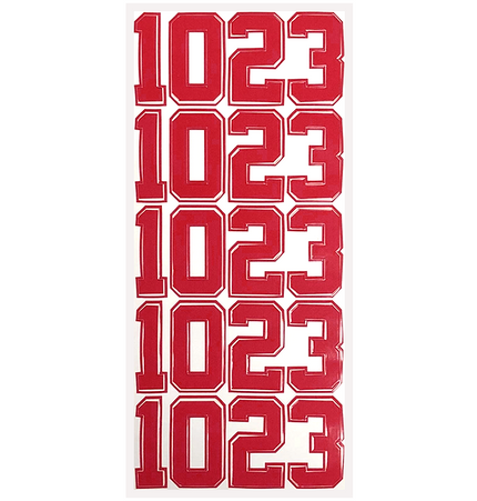 Helmet Number Pack