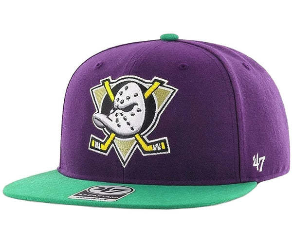 47 Brand Anaheim Ducks No Shot Captain Snapback Hat