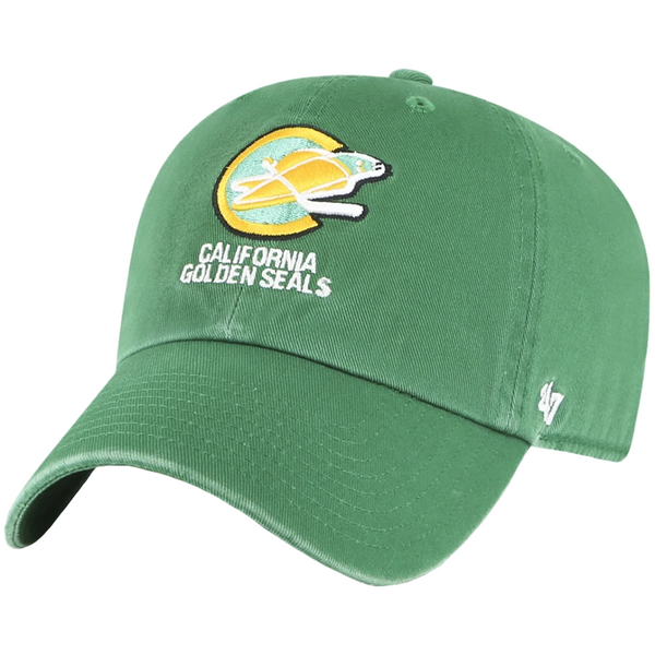 47 Brand California Golden Seals Clean Up Adjustable Hat – B&R Sports
