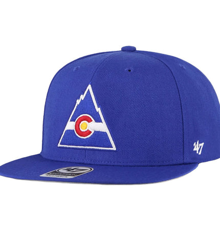 47 Brand Colorado Rockies No Shot Captain Snapback Hat