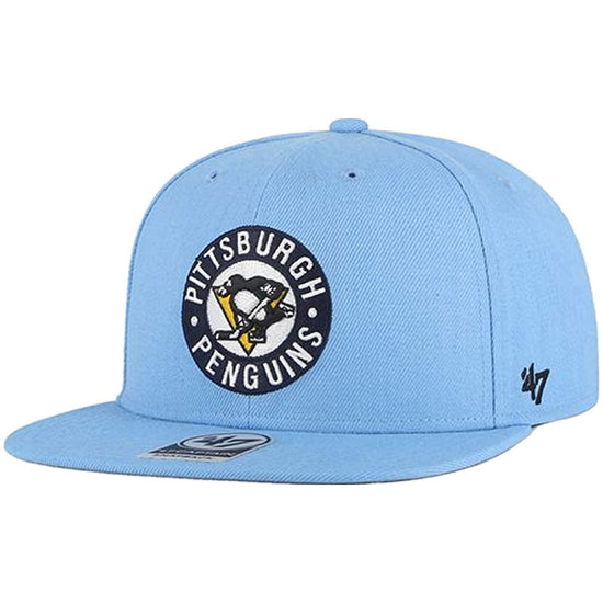 47 Brand Pittsburgh Penguins No Shot Captain Snapback Hat