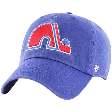 47 Brand Quebec Nordiques Clean Up Adjustable Hat