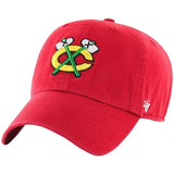 47 Brand Chicago Blackhawks Clean Up Adjustable Hat