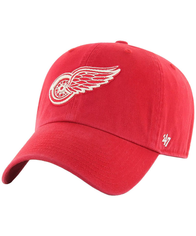 47 Brand Detroit Red Wings Clean Up Adjustable Hat