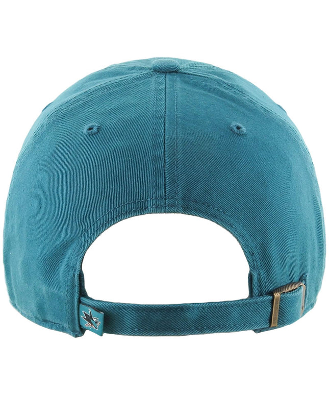 47 Brand San Jose Sharks Clean Up Adjustable Hat