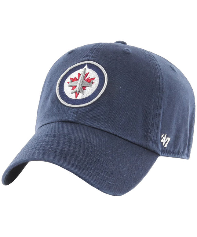 47 Brand Winnipeg Jets Clean Up Adjustable Hat