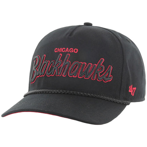 47 Brand Chicago Blackhawks Crosstown Script Hitch Adjustable Hat