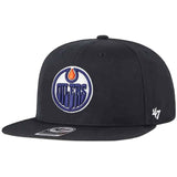 47 Brand Edmonton Oilers No Shot Captain Snapback Hat
