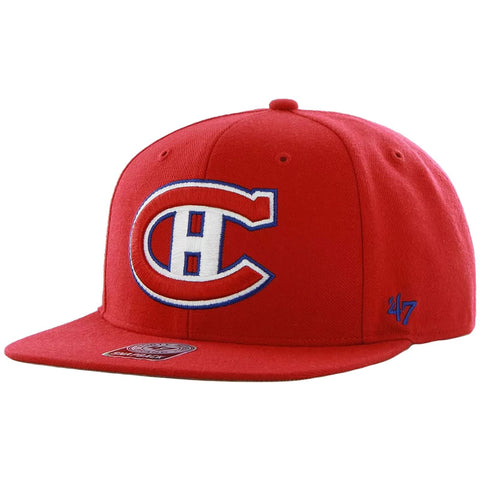 47 Brand Montreal Canadiens No Shot Captain Snapback Hat