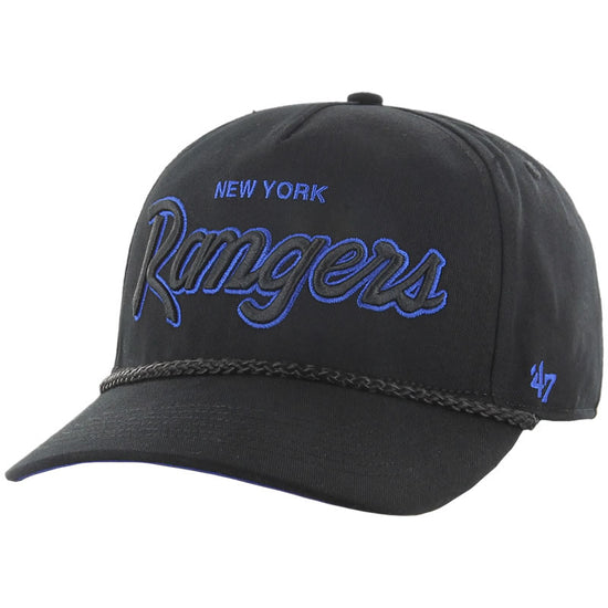 47 Brand New York Rangers Crosstown Script Hitch Adjustable Hat