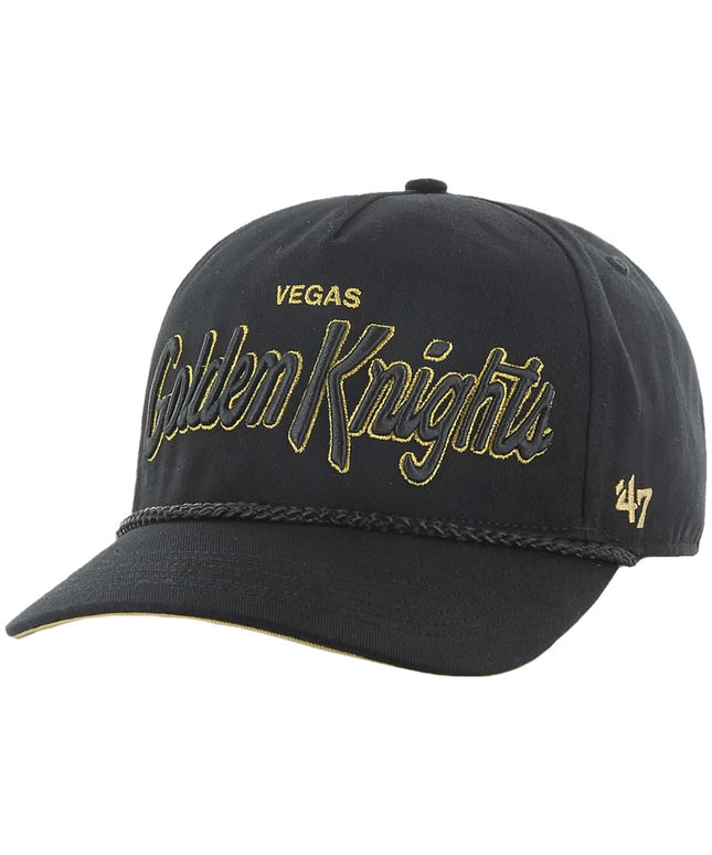 47 Brand Vegas Golden Knights Crosstown Script Hitch Adjustable Hat