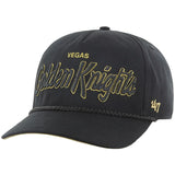 47 Brand Vegas Golden Knights Crosstown Script Hitch Adjustable Hat