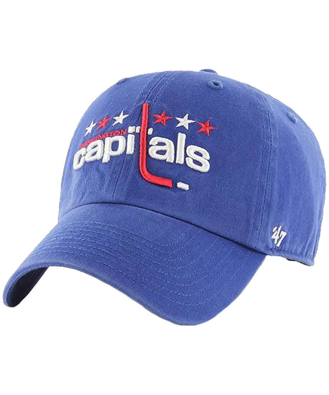47 Brand Washington Capitals Clean Up Adjustable Hat