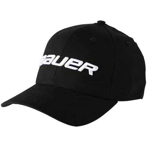 Bauer Core Black Fitted Hat