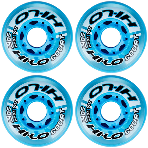 Bauer HI-LO Court Inline Hockey Wheels (4 Pack)