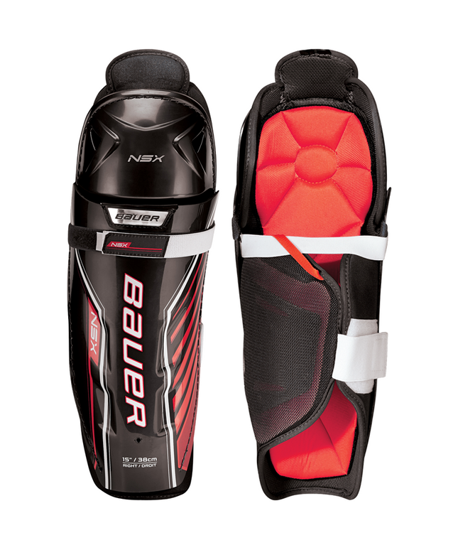 Bauer NSX Shin Guards - JUNIOR