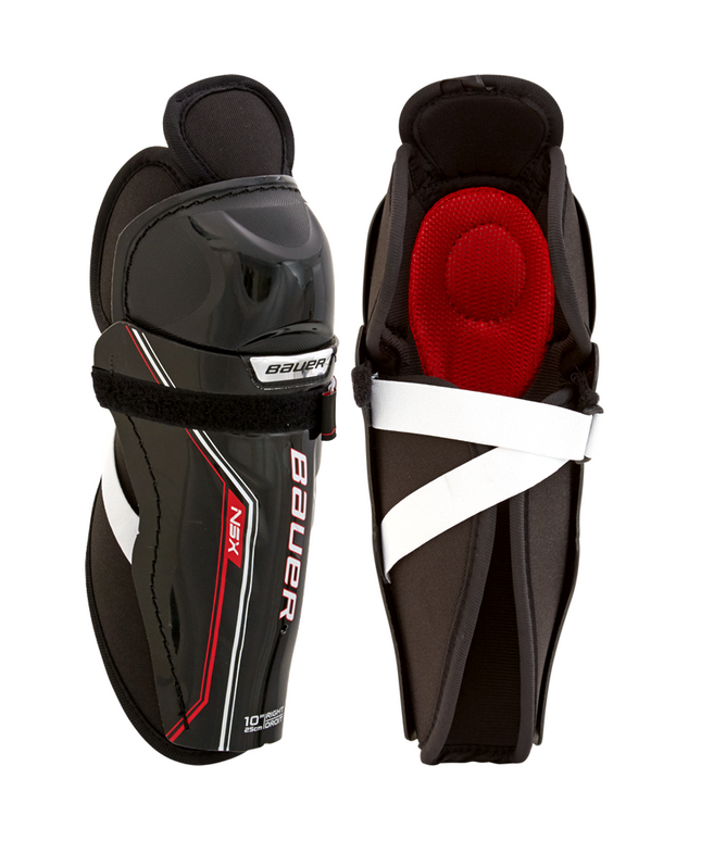 Bauer NSX Shin Guards - YOUTH