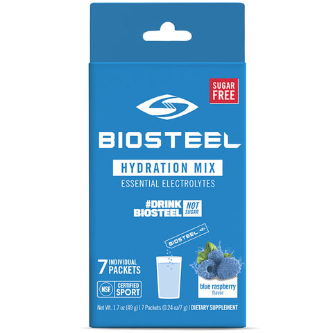 BioSteel Blue Raspberry Sports Drink Mix - 7 Count