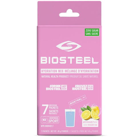 BioSteel Pink Lemonade Sports Drink Mix - 7 Count