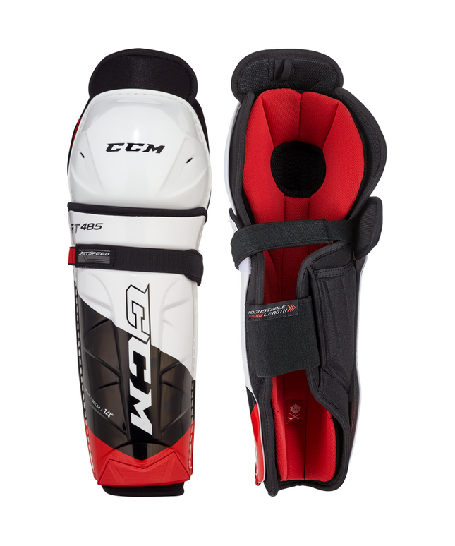 CCM JetSpeed FT485 Shin Guards - JUNIOR