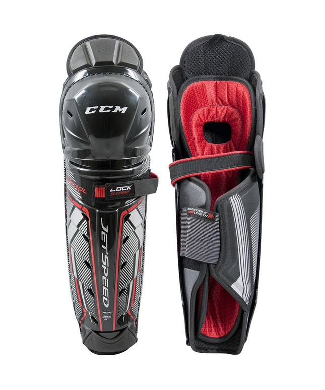 CCM JetSpeed Control Shin Guards - SENIOR
