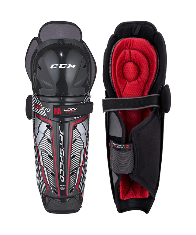 CCM JetSpeed FT370 Shin Guards - SENIOR