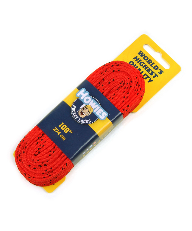 Howies Hockey Red Skate Laces