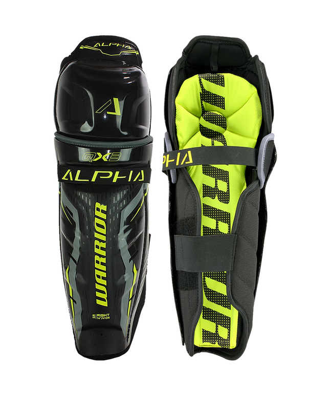 Warrior Alpha QX3 Shin Guards - SENIOR