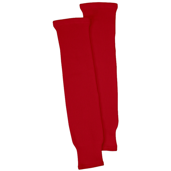 CCM S100P Red Knit Hockey Socks